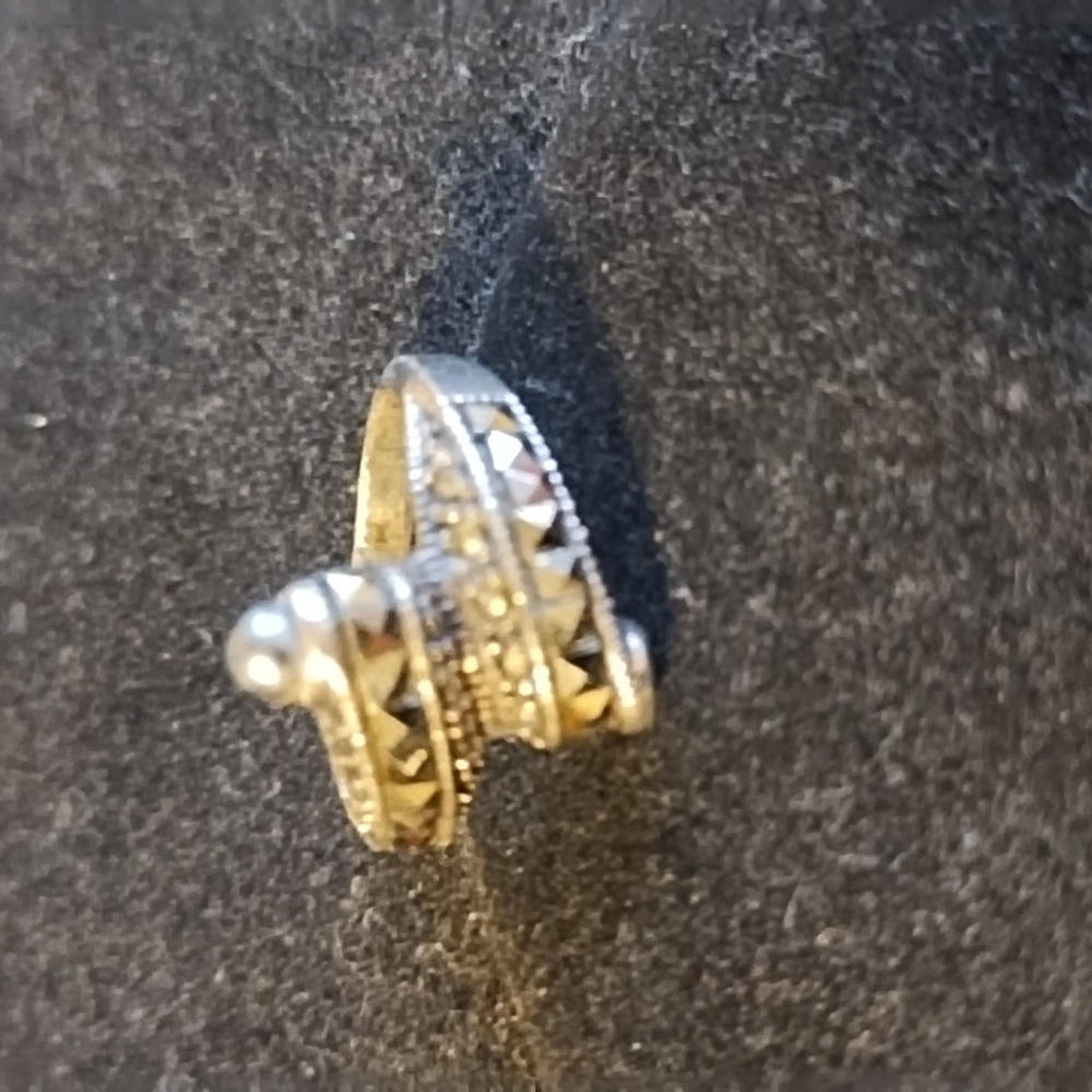 Marcasite Wrap ss 925 Ring Holiday Special !!